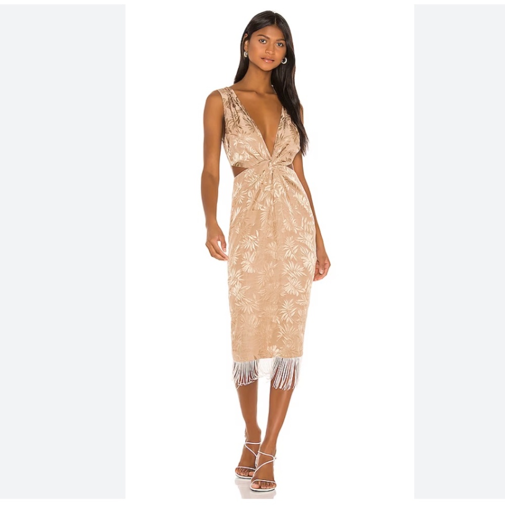 Song of Style Russell Midi Dress Revolve NWT